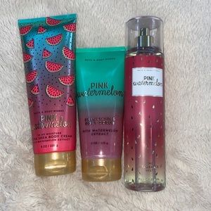 Bath & Body Works Pink Watermelon Set